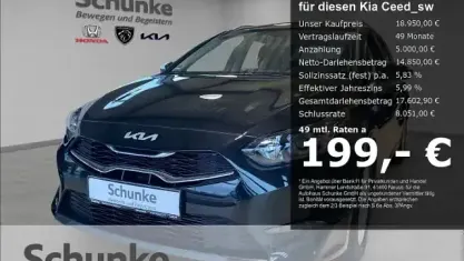 Gebraucht Kia Ceed Sportswagon Vision 101 PS (74 kW) 2025 Schwarz Kombi