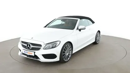 Gebraucht Mercedes C250 AMG line 211 PS (155 kW) 2018 Weiß Cabrio