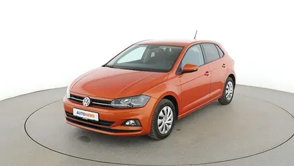 Gebraucht VW Polo Comfortline 2018 Orange Kleinwagen