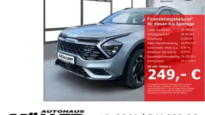 Neu Kia Sportage GT-Line 160 PS (117 kW) 2025 Silber SUV