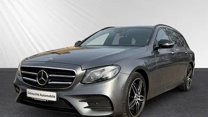 Grau Gebraucht 2019 Mercedes E450 AMG line Kombi | 32.998 € (Fairer Preis)