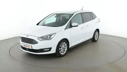 Gebraucht Ford Grand C-Max Titanium 125 PS (91 kW) 2018 Weiß Van / Kleinbus