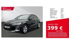 Schwarz Neu 2025 Audi A3 Limousine | 40.390 € (Fairer Preis)