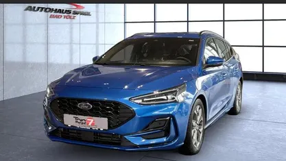 Dynamicblau (blau) Gebraucht 2023 Ford Focus ST-Line Kombi | 25.400 € (Fairer Preis)