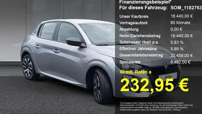 Met. artense silber Gebraucht 2025 Peugeot 208 Style Kleinwagen | 18.440 € (Fairer Preis)