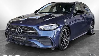 Gebraucht Mercedes C180 AMG 170 PS (125 kW) 2025 Metalliclack sodalithblau Kombi