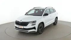 Weiß Gebraucht 2024 Skoda Karoq SportLine SUV | 33.610 € (Fairer Preis)