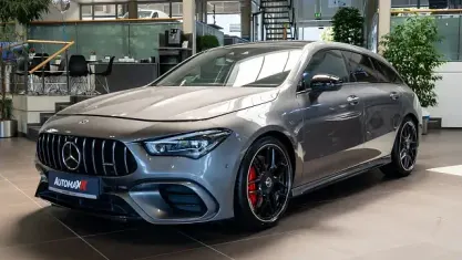 Gebraucht Mercedes CLA45 AMG Shooting Brake AMG 421 PS (309 kW) 2021 Grau Kombi