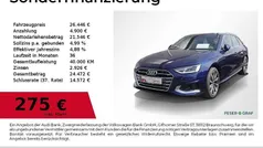 Navarrablau metallic Gebraucht 2022 Audi A4 S-Line Kombi | 26.446 € (Guter Preis)
