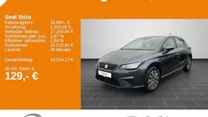 Brugt Seat Ibiza Style 116 HK (85 kW) 2024 Grå Hatchback
