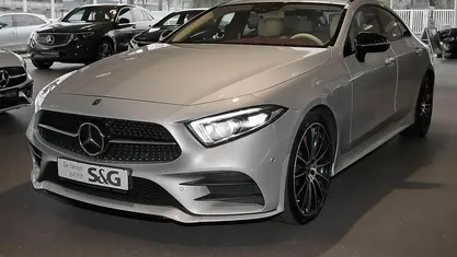Iridiumsilber metallic Gebraucht 2019 Mercedes CLS400 AMG Coupé | 47.890 € (Fairer Preis)