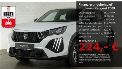 Okenit weiß Gebraucht 2025 Peugeot 2008 Style SUV | 18.724 € (Fairer Preis)