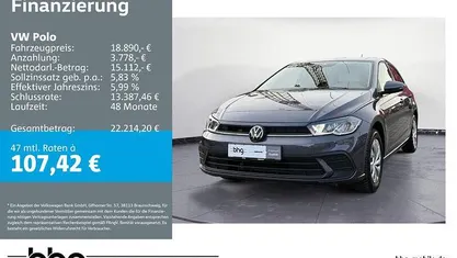 Gebraucht VW Polo Life 95 PS (69 kW) 2024 Limousine