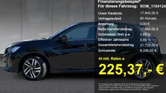 Schwarz Gebraucht 2023 Peugeot 208 Active Kleinwagen | 17.840 € (Fairer Preis)