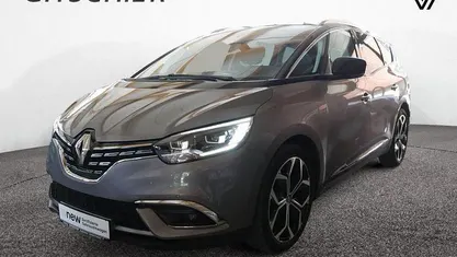 Zweifarbig: stahlgrau und blackpearlschwarz (grau) Gebraucht 2021 Renault Grand Scénic IV Intens Van / Kleinbus | 18.800 € (Fairer Preis)
