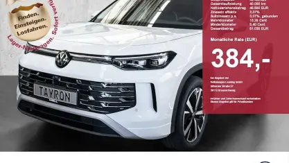 Nuova VW Tayron Elegance 150 CV (110 kW) 2025 Bianco SUV