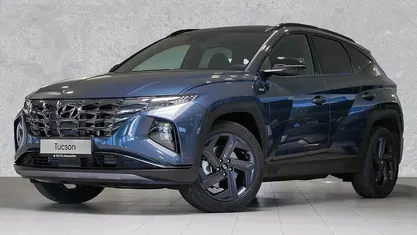 Teal blue / met Gebraucht 2023 Hyundai Tucson Blackline SUV | 29.680 € (Fairer Preis)