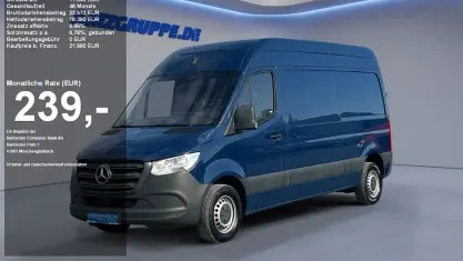Usata Mercedes Sprinter 143 CV (105 kW) 2019 Blu Furgone