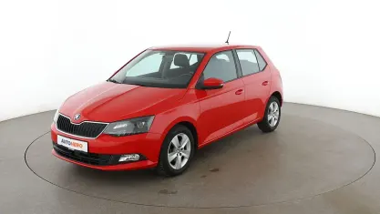 Gebraucht Skoda Fabia Ambition 75 PS (55 kW) 2016 Rot Kleinwagen