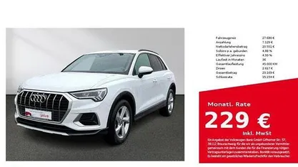 Gebraucht Audi Q3 Advanced Plus 150 PS (110 kW) 2023 Ibisweiß SUV