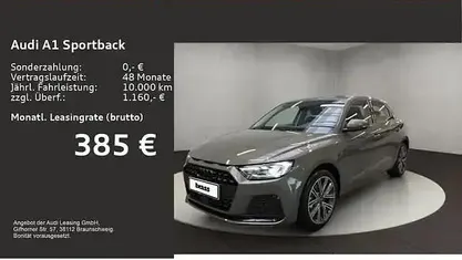 Neu Audi A1 Sportback Ambiente 116 PS (85 kW) 2025 Chronosgrau metallic Kleinwagen
