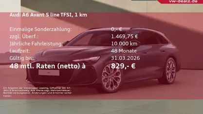 Second-hand Audi A6 Advanced 367 CP (269 kW) 2026 Break