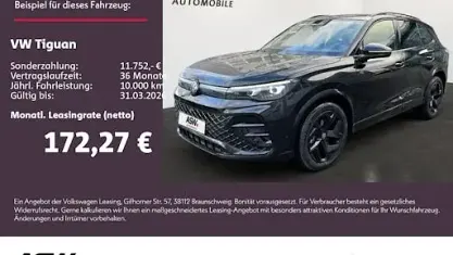 Ny VW Tiguan R-line 204 HK (150 kW) 2026 Sort SUV