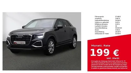 Schwarz Gebraucht 2024 Audi Q2 Advanced SUV | 27.480 € (Fairer Preis)