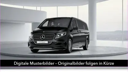Gebraucht Mercedes V300 Avantgarde 237 PS (174 kW) 2025 Schwarz Van / Kleinbus