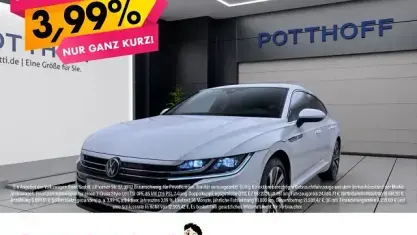 Gebraucht VW Arteon R-line 218 PS (160 kW) 2022 Oryxweiß perlmutteffekt Kombi