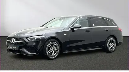 Brugt Mercedes C300e AMG 313 HK (230 kW) 2025 Sort Stationcar