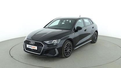 Używany Audi A3 S-Line 150 KM (110 kW) 2021 Czarny Sedan/Limuzyna