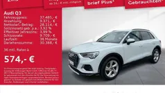 Gletscherweiß metallic Gebraucht 2024 Audi Q3 Advanced SUV | 37.485 € (Fairer Preis)