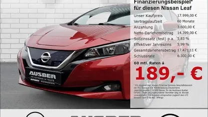 M) (rot Gebraucht 2022 Nissan Leaf N-Connecta Kleinwagen | 17.999 € (Fairer Preis)
