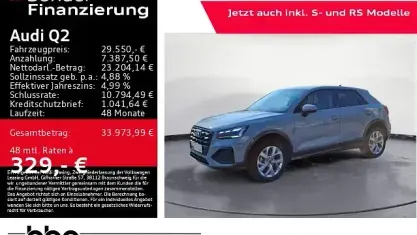 Gebraucht Audi Q2 Advanced Plus 150 PS (110 kW) 2025 Pfeilgrau perleffekt SUV