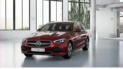 Brugt Mercedes C300e Avantgarde 204 HK (150 kW) 2025 Rød