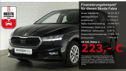 Gebraucht Skoda Fabia Selection 95 PS (69 kW) 2025 Black magic Kleinwagen