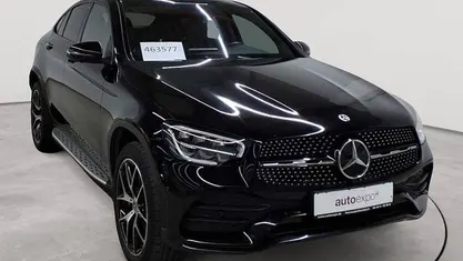 Schwarz Gebraucht 2021 Mercedes GLC300 AMG line Coupé | 42.990 € (Guter Preis)