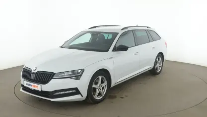 Brugt Skoda Superb SportLine 190 HK (139 kW) 2020 Hvid Stationcar