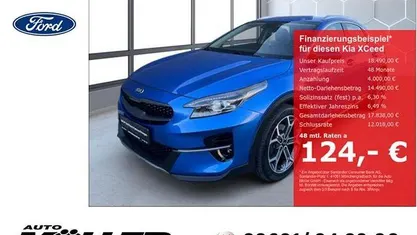Blau Gebraucht 2020 Kia XCeed Vision SUV | 18.490 € (Fairer Preis)