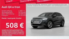 Mythosschwarz metallic Gebraucht 2025 Audi Q4 e-tron Sport SUV | 51.661 € (Superpreis)