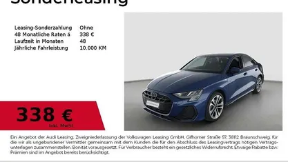 Ascariblau metallic Gebraucht 2025 Audi A3 Ambiente Limousine | 35.881 € (Fairer Preis)