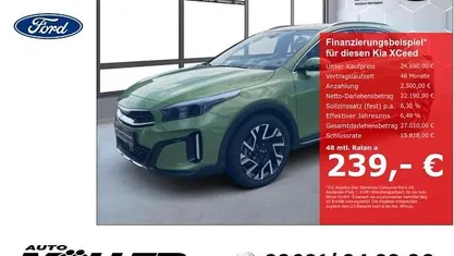 Gebraucht Kia XCeed Spirit 140 PS (102 kW) 2025 Gruen SUV