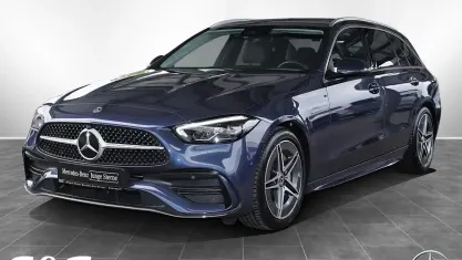 Gebraucht Mercedes C180 AMG 170 PS (125 kW) 2025 Metalliclack sodalithblau Kombi