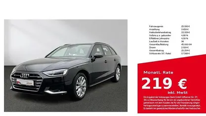 Schwarz Gebraucht 2022 Audi A4 Business Kombi | 25.990 € (Guter Preis)