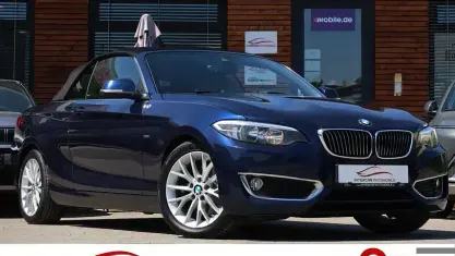 Gebraucht BMW 220 Luxury Line 190 PS (139 kW) 2015 Tiefseeblau metallic Cabrio