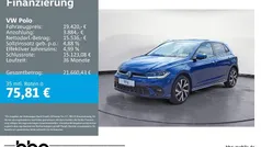 Reef blue metallic Gebraucht 2022 VW Polo R-line Limousine | 18.950 € (Fairer Preis)