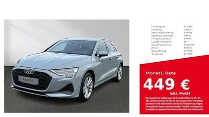 Second-hand Audi A3 Ambiente 150 CP (110 kW) 2026 Berlinǎ