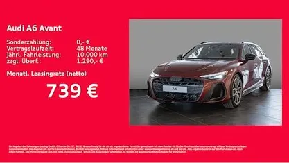 Neu Audi A6 Ambiente 299 PS (219 kW) 2026 Rot Kombi