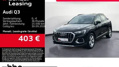 Gebraucht Audi Q3 Advanced 150 PS (110 kW) 2025 Schwarz SUV